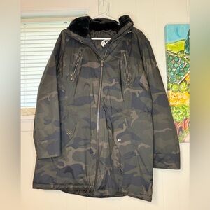Michael Kors brand women’s Camouflage Hooded Jacket